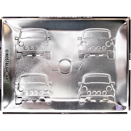 Nostalgic-Art Mini 4 Cars Pop Art Large Sign (30x40cm)