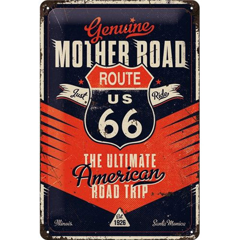 Nostalgic-Art Route 66 Medium Sign (20x30cm)