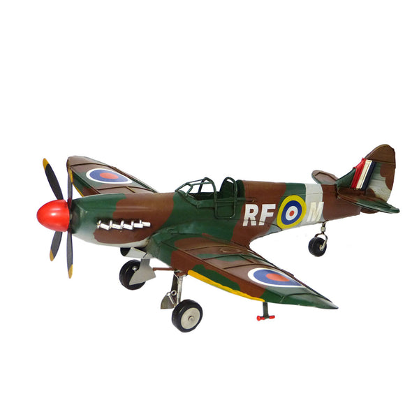 1940 Spitfire Plane Tin Ornament