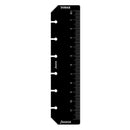 Filofax Pocket Ruler/Page Marker (Black)