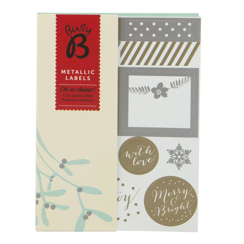 Busy B Christmas Sticky Labels