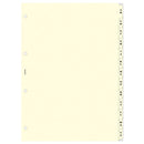 Filofax A4 Organiser Refill with Cream Tabs