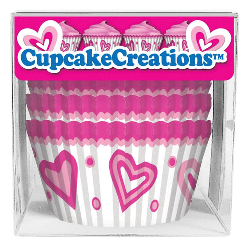 Standard Happy Heart Cupcake Cups 80pk