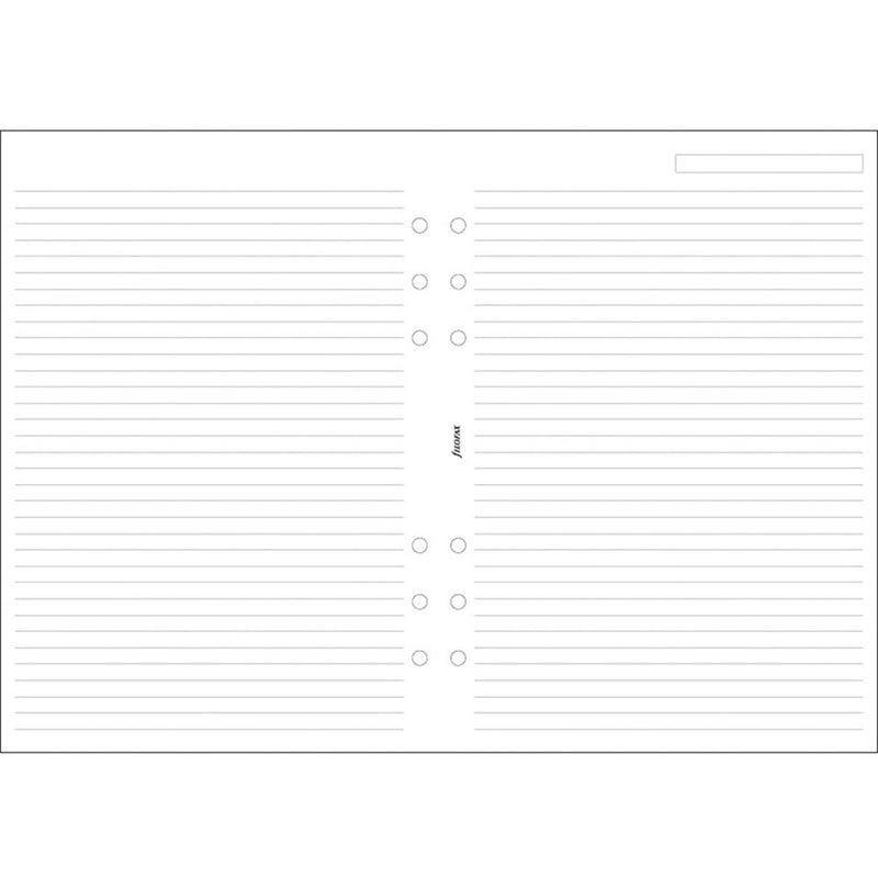 Filofax A5 Ruled Paper Refill (White)