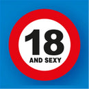 Age and Sexy PVC Sign Keyring