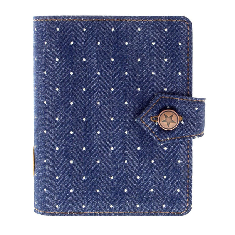 Filofax Denim Dots Pocket Organiser (Indigo)