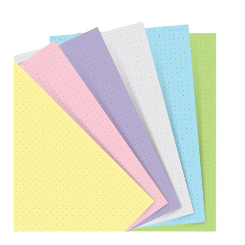 Filofax A5 Refill 60pk (Pastel)