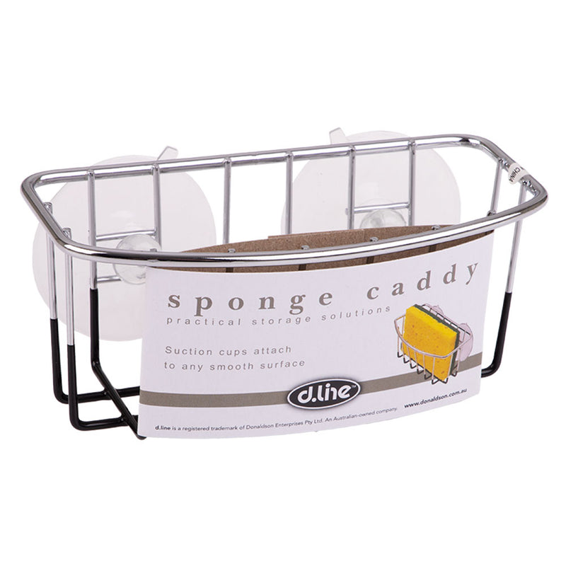 D.line svamp caddy krom/pvc med sugekopper