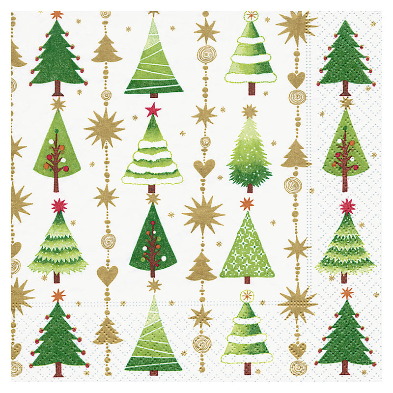 Paper+Design Christmas Tree Luncheon Napkins