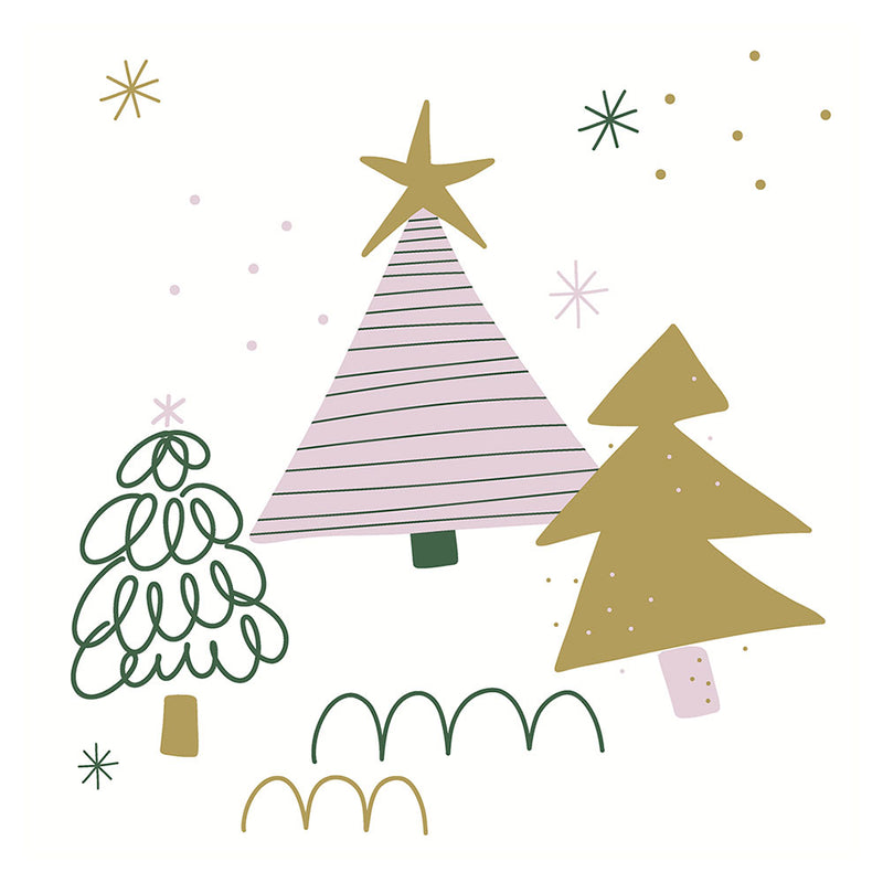 Paper+Design Christmas Tree Luncheon Napkins