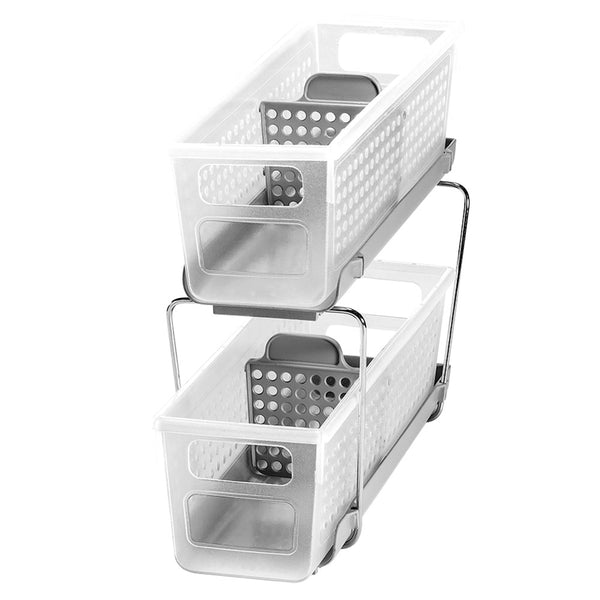 Madesmart Mini 2-Tier Organiser (Grey)