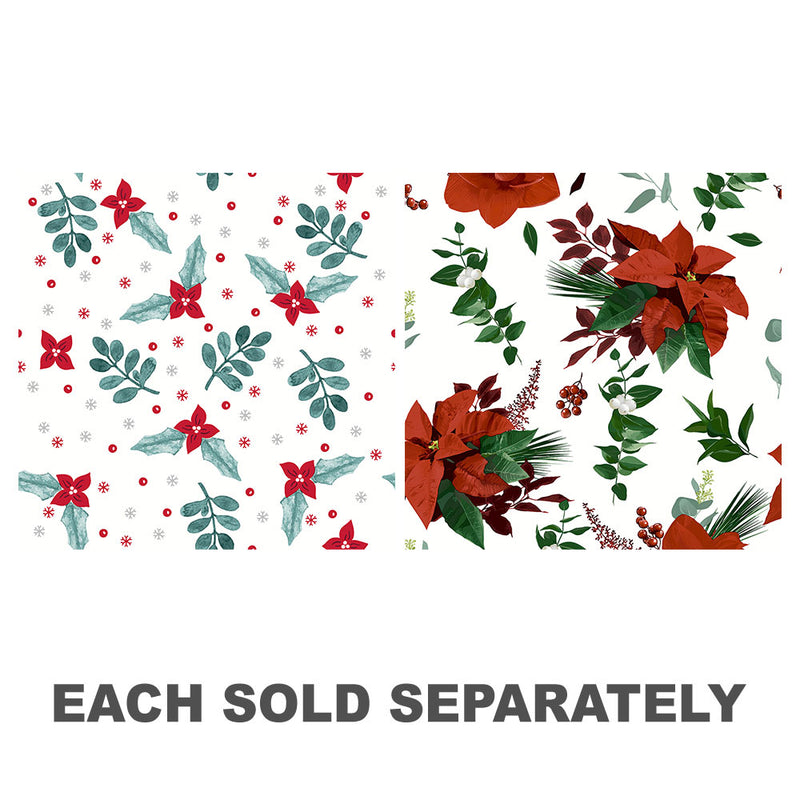 Paper+Design Poinsettia Print Luncheon Napkins