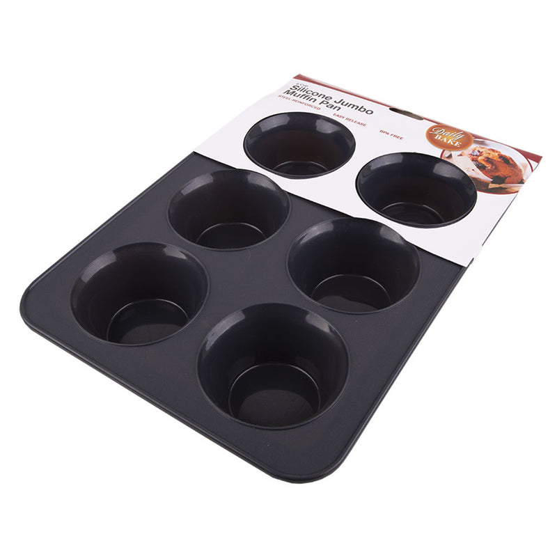 Daglig bake silikon 6-kopp jumbo muffinspanne