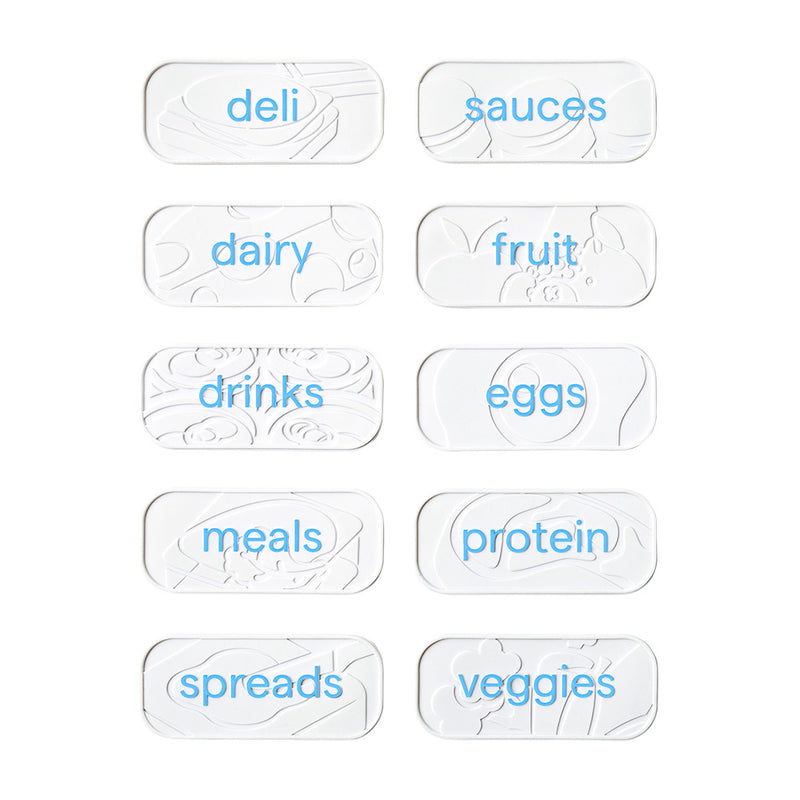 Youcopia Re-Stickable Fridge Labels (Pack of 10)