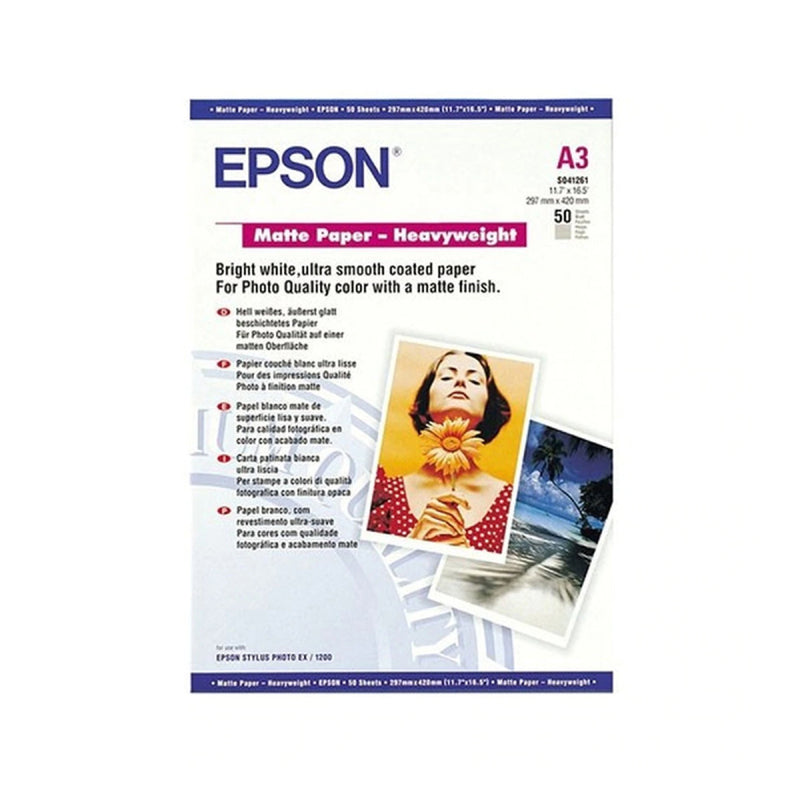 Epson matt tungt vektpapir 50pc