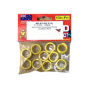 Elite kjæledyr plastben ring 10pk