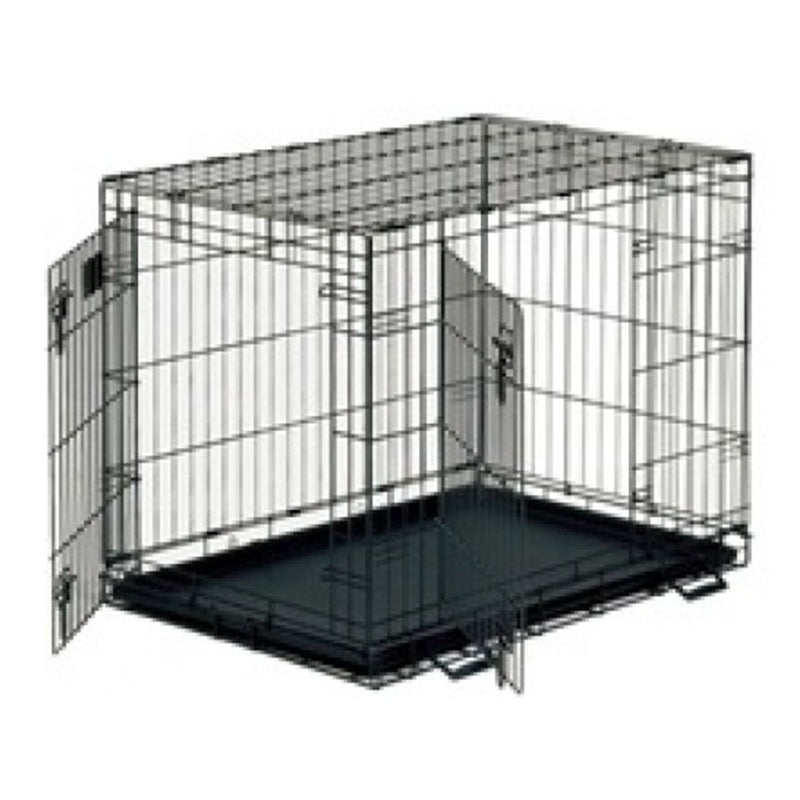 Pet Dog Crate (svart)