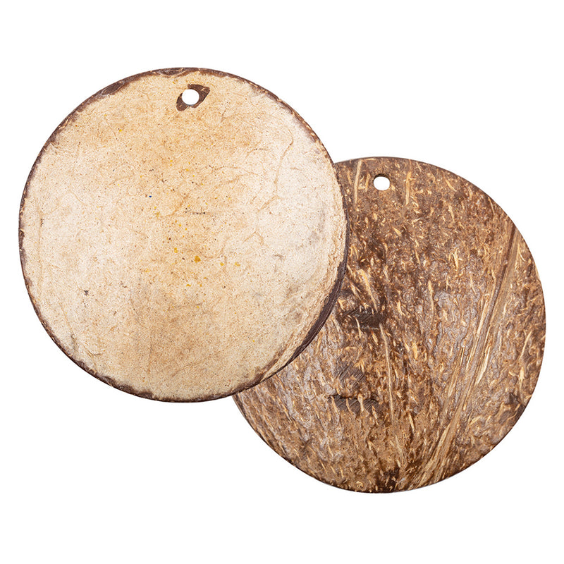 Coconut Shell Disk 60mm 10pcs