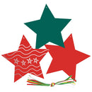 Scratch Coloured Star 30pk