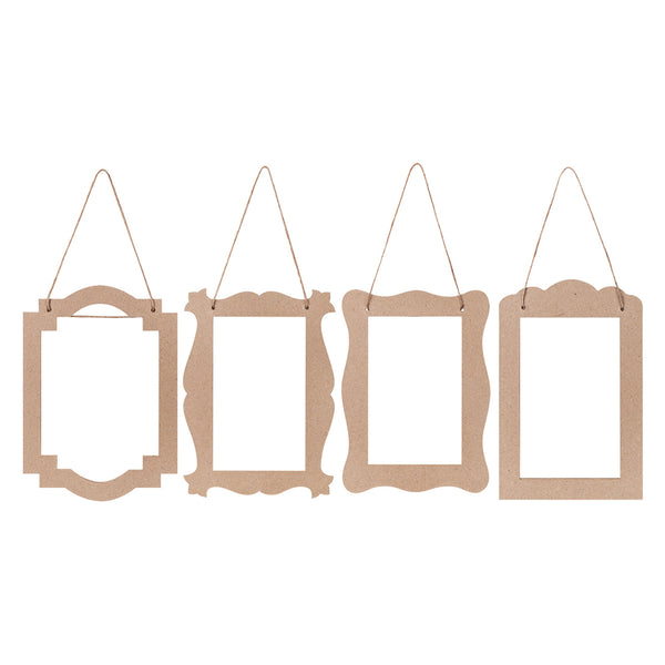 Paper Mache Hanging Frames 12pk