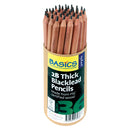 Blacklead Pencils Thick 2B 36pcs