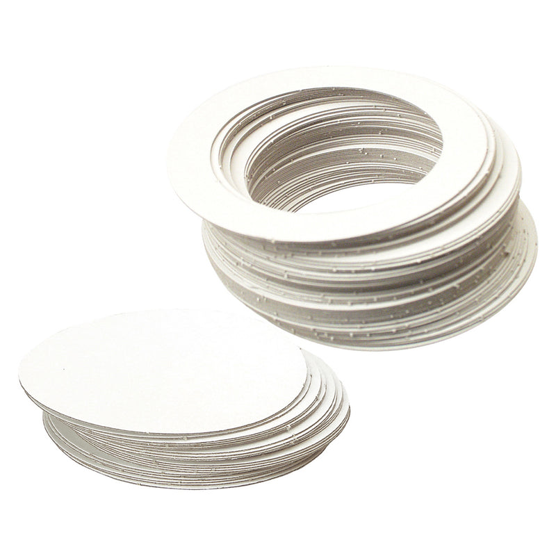 Cardboard Ring & Circle 50pk