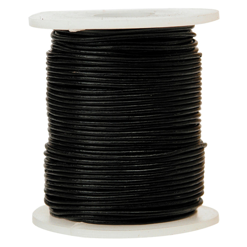 Leather Cord Black (1.5mmx50m)