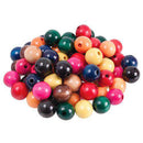 Round Wooden Beads 25mm 100pk