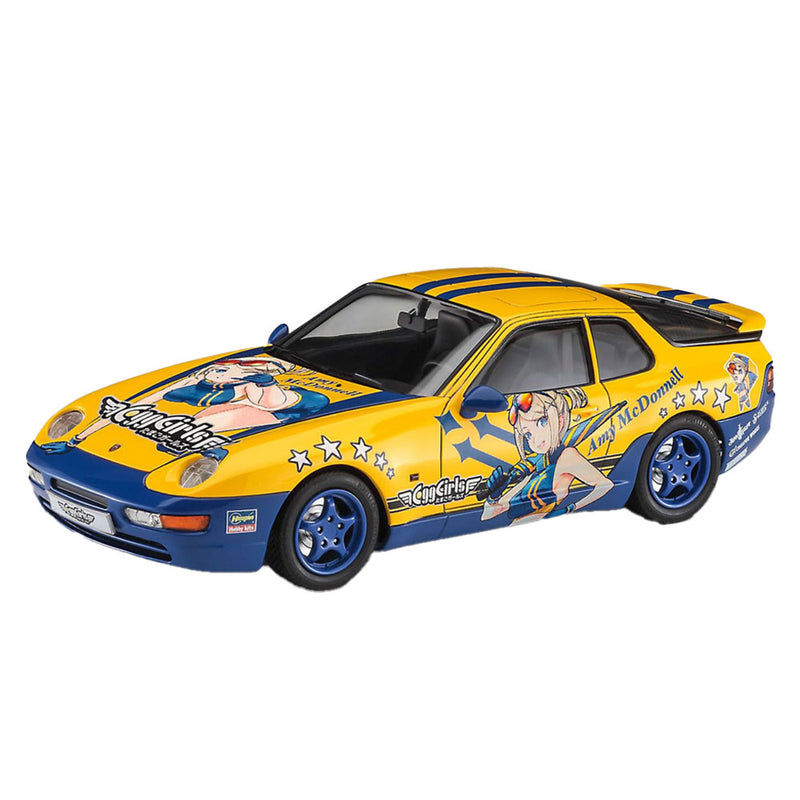 Hasegawa Porsche 968 Egg Girls McDonell Car Model