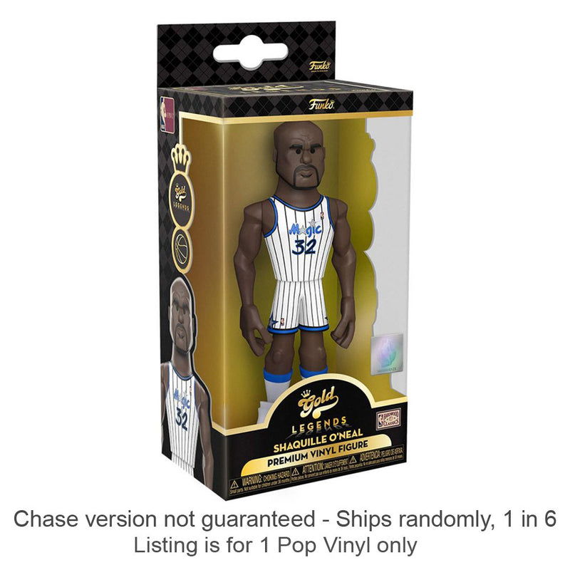 NBA: Shaquille O'Neal Vinyl Gold Chase Ships 1 av 6