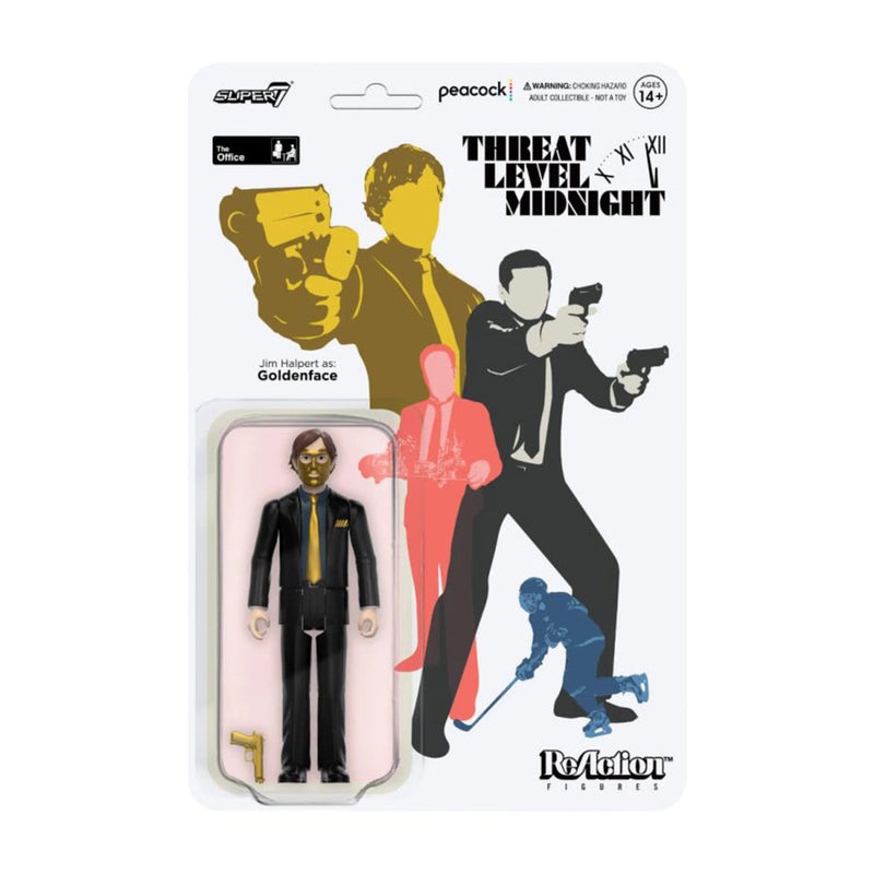 The Office Goldenface Threat Level Midnight ReAction 3.75"