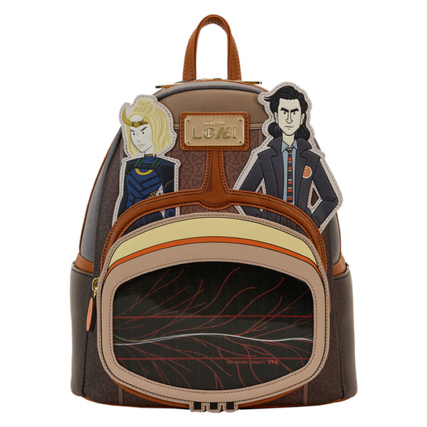 Loki TV TVA Lenticular Multiverse Mini Backpack