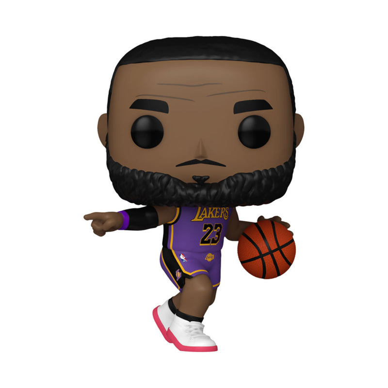 NBA: Lakers LeBron James Purple Uniform