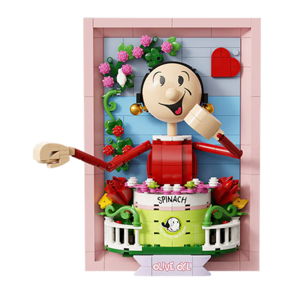 Popeye Olive 3:D Portrait Buildable Set (348pcs)