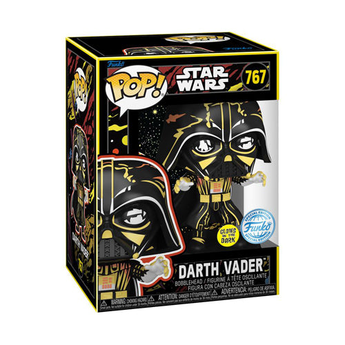 Star Wars Darth Vader Retro US Exclusive Glow Pop! Vinyl
