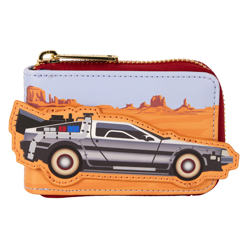 Back to the Future 40th Anniv Delorean Accordion Wallet