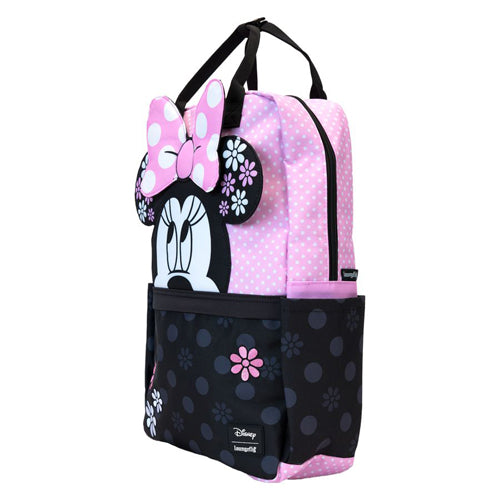 Disney Minnie Floral Rock the Dots Full-Size Nylon Backpack