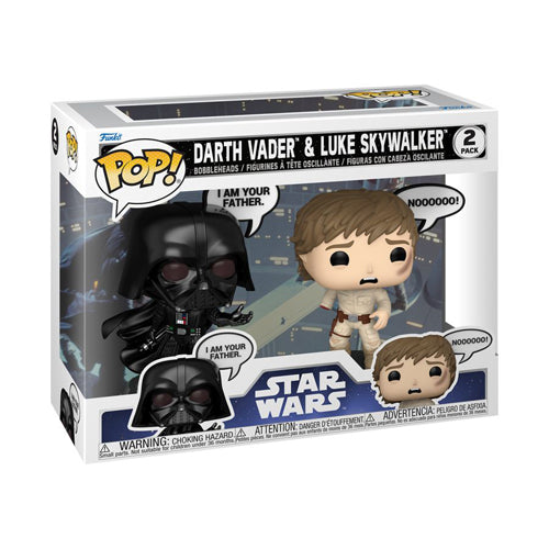 Star Wars Darth Vader & Luke Skywalker Pop! Sayings 2-Pack