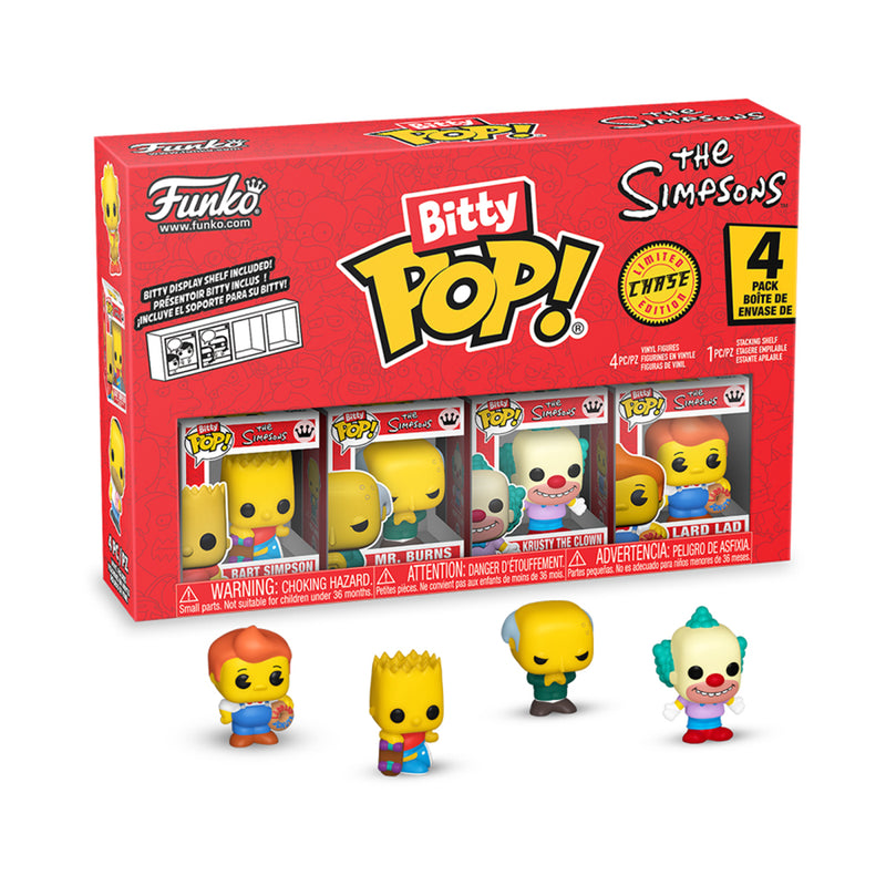 The Simpsons Bart Bitty Pop! 4-Pack