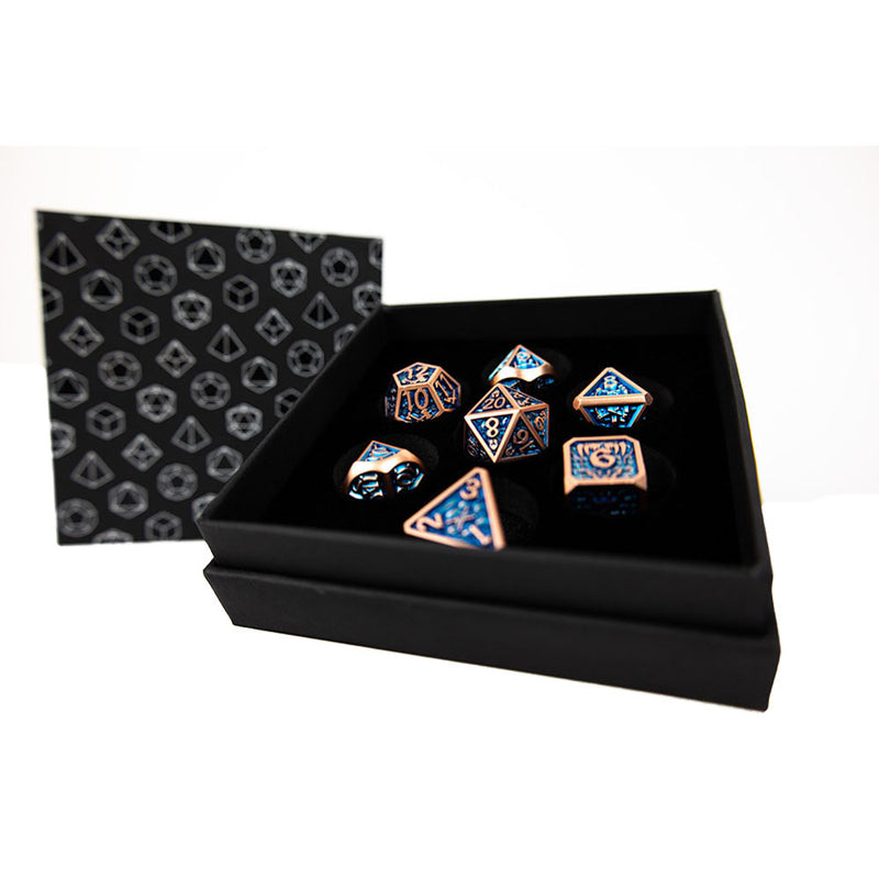 LPG Metal RPG Draco Dark Dice Set