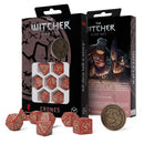 The Witcher Crones Dice satte 7pcs med mynt