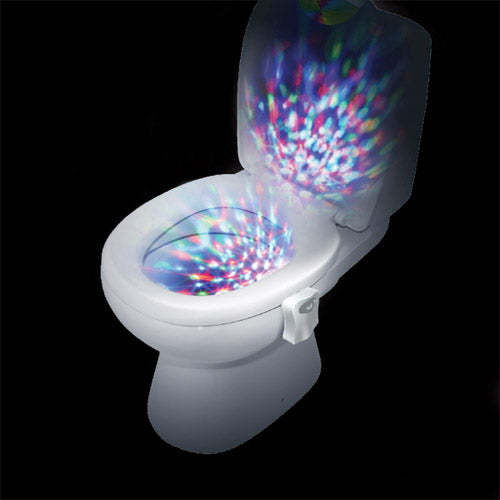 Colour-Changing LED Toilet Disco Light