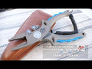 Cuda Titanium Alloy Pliers w/ Leather Sheath & Lanyard 7.25"