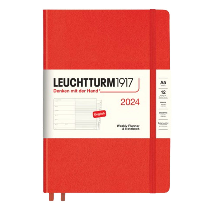 2024 A5 Week Planner & Notebook med hefte