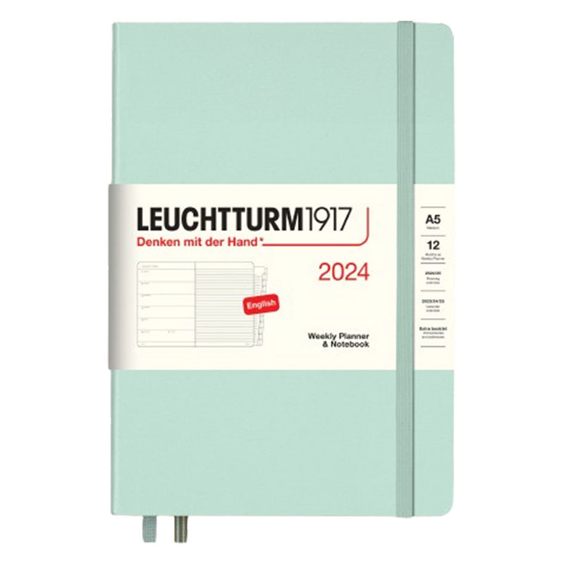 2024 A5 Week Planner & Notebook med hefte