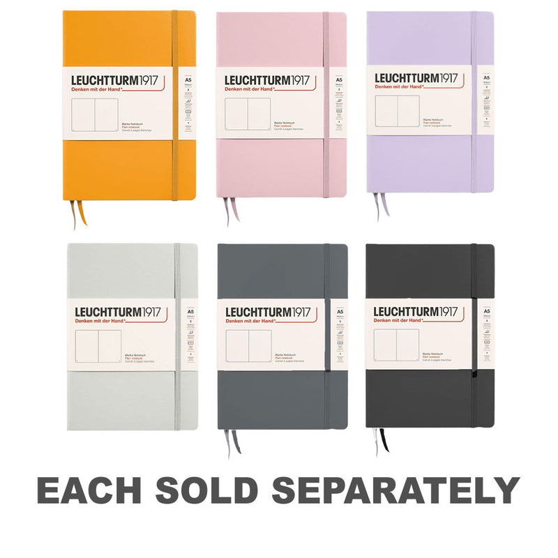 Leuchtturm Hardcover Plain Notebook A5