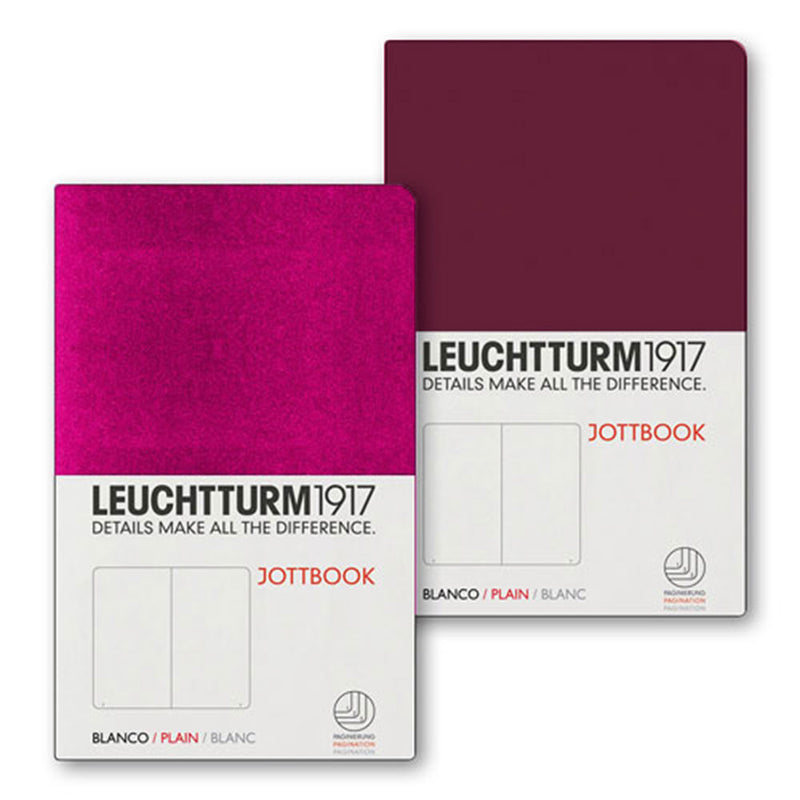 Leuchtturm Twin Pack Jottbook Plain A6