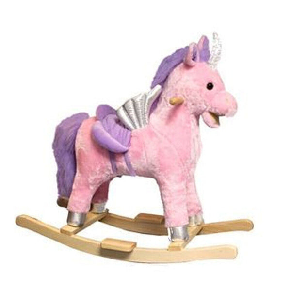 Pink Rocking Unicorn with Sound 70cm