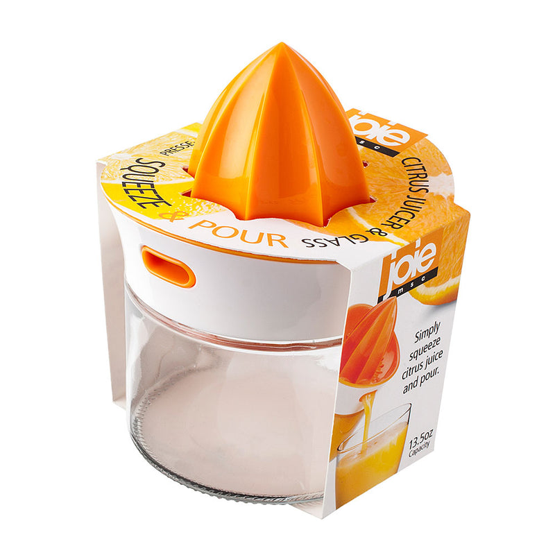 Joie Citrus Squeeze & Pour Juicer and Glass (11x12x15cm)