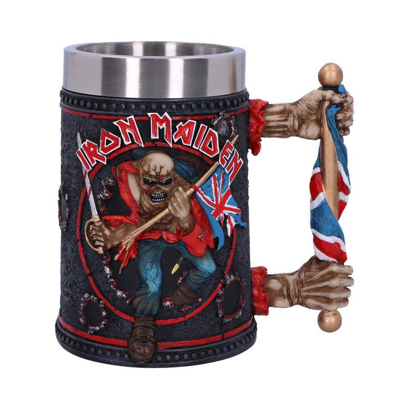 Iron Maiden Eddie The Trooper Tankard Mug 14cm